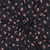 Tissu Jersey Polycoton imprimé Petites Fleurs sur fond Noir