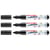 Lot de 3 feutres de coloriage pointe ronde 3 mm - EDDING - Funtastics - Noir