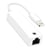 Avizar Adaptateur Ethernet RJ45 vers Lightning pour iPhone et iPad Débit 100 Mbps Blanc