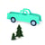 Gabarit de découpe pour machine Sizzix - Vintage Truck - par Eileen Hull
