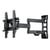 Support TV mural pivotable inclinable HAMA - Métal - Noir - 19 à 48 pouces 25 kg