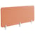 Séparateur Cloison Acoustique de Bureau et Table Orange en Polyester et Matière Synthétique 180 x 40 cm Idéal pour le Open Space