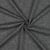 Tissu Coton Lin Chevrons Blanc sur fond Gris anthracite profond