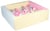 Piscine à balles carrée avec 200 balles – bords 3 couleurs/blanc, transparent, rose clair, gris - Velinda