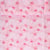 Tissu Coton imprimé  Aquahibis sur fond Rose pâle - Au mètre