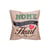 Coussin tendance déco Home is where my Heart is 43x43 cm