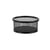 Petit pot - Rond - Accessoire de bureau - Métal - Noir - Pour le bureau - 9x4cm