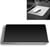 Tapis De Souris Double Face Antidérapant En Alliage D'Aluminium Argenté Noir YONIS