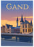 Affiche ville Gand | A3 : 29,7x42cm