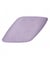 Carte de 2 boutons fantaisies rectangulaire Lilas 34mm - Union Knopf Violet