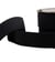 Bobine 20m élastique doux 40mm noir