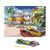 Kit complet canevas 15 x 20 cm paysage caraïbes barques