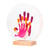 Kit empreinte main 4 personnes Nacré - déco souvenir famille