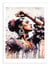 Affiche 30 x 40 cm - Watercolor Flamenco dancer - Chromatic fusion studio