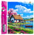 Diamond Painting Broderie Diamant LUMINLIFE 40x50cm, 100% strass, diamants ronds - Beau rivage