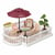 Puzzle 3D 76 pièces - Maison miniature Terrasse de Café Chic - Figured'Art