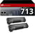 Pack 2 Toners compatible CANON 713 noir - 123CONSOMMABLES