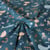 Tissu Popeline de Coton Poppy Animaux marins sur fond Bleu ancien