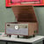 Platine vinyle Victrola music center 6 en 1 century avec horloge noyer