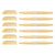 Lot de 6 surligneurs Frixion Light Soft pointe biseau 3,8 mm orange pastel