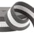 Film 25m sangle bicolore  30mm Gris/Blanc