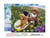 Peinture par Numéro Figured'Art avec Cadre - Jeux entre amis - Kit de Loisir Créatif DIY Numéro d'Art Complet - 40x50cm toile tendue sur châssis