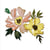 Gabarit de découpe pour machine - Sizzix Tim Holtz - Brushstroke Flowers #1 - 7 pièces