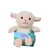 Peluche - Peluche Les P'Tits Gardenous 14 Cm - Agneau