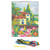 Kit complet canevas 15 x 20 cm motif maison provençale mas