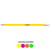 Crayon graphite - HB - Embout gomme - Corps triangulaire fluos - Kores