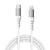 Force Power Câble Renforcé USB C/Lightning 3m - 3A Blanc