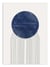 Affiche 50 x 70 cm -  Blue sun - Miuus studio