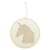 Graine Créative - Suspension à broder Tête de Licorne en bois 22cm