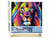 Peinture par Numéro Figured'Art - Lion Pop Art - Kit de Loisir Créatif DIY Numéro d'Art Complet - 40x50cm toile roulée + châssis en bois à monter