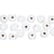 Perle en bois Blanc Ronde Ø 8 mm 82 pièces