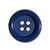 Lot de 6 boutons clown couleur Bleu Minéral 38mm