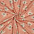 Tissu Jersey cotêlé Bio Jennifer Bouron oies sur fond Rose saumon