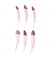 Grandes Plumes Fantaisies 18 cm X 6 pièces - Rico Design Roseor Rose