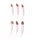 Grandes Plumes Fantaisies 18 cm X 6 pièces - Rico Design Roseor Rose