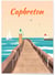 Affiche ville Capbreton | A3 : 29,7x42cm
