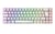 Clavier gamer - The G-Lab Keyz Titanium WL - Mécanique - Sans fil - Blanc