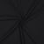 Tissu Jersey Coton côtelé uni Noir