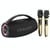Enceinte Waterproof Portable RGB Bluetooth 80W Avec Microphones Et Son Surround YONIS