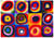 Puzzle 1000 pièces - Kandinsky : Etude de couleurs de carrés - Eurographics