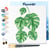 Mini Peinture par Numéro Figured'Art 20x20cm avec cadre Feuilles - Petit Format