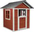 AXI Cabane Lodge en bois Rouge scandinave - Axi House