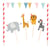 Kit Décoration de Gâteau Safari