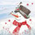 4 serviettes en papier découpage collage 33 cm BOHOMME DE NEIGE OISEAU NOEL N 613