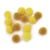 Pompons 15mm 60 pces, jaune assorti