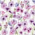 4 serviettes en papier découpage collage 33 cm FLEUR MAUVE FLSS 112